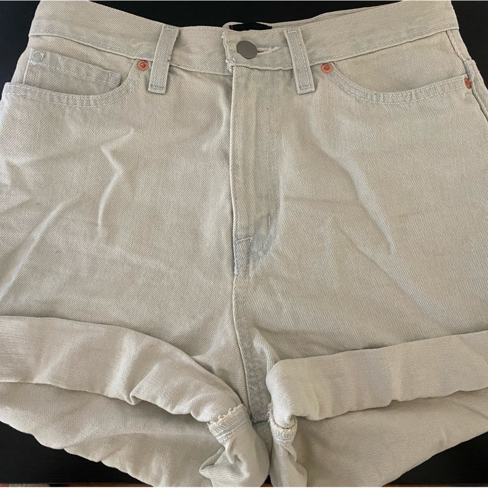 BDG Urban Outfitters high rise jean shorts